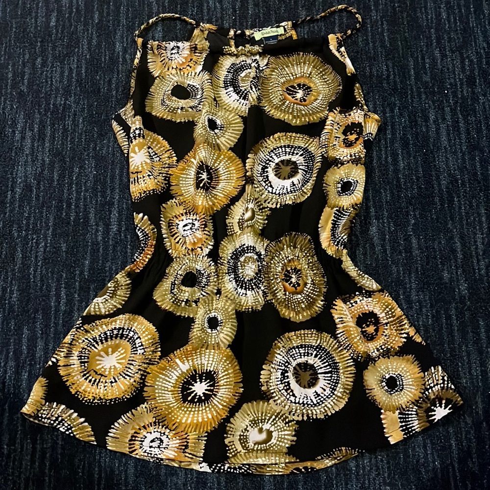 Free Hug Black and Gold Blouse Top 🟪